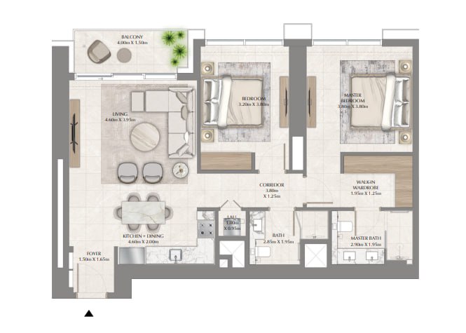 2 BR Property in Dubai Creek Harbour