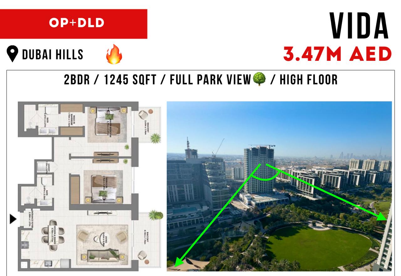 2BR Apartment in VIDA Dubai Hills