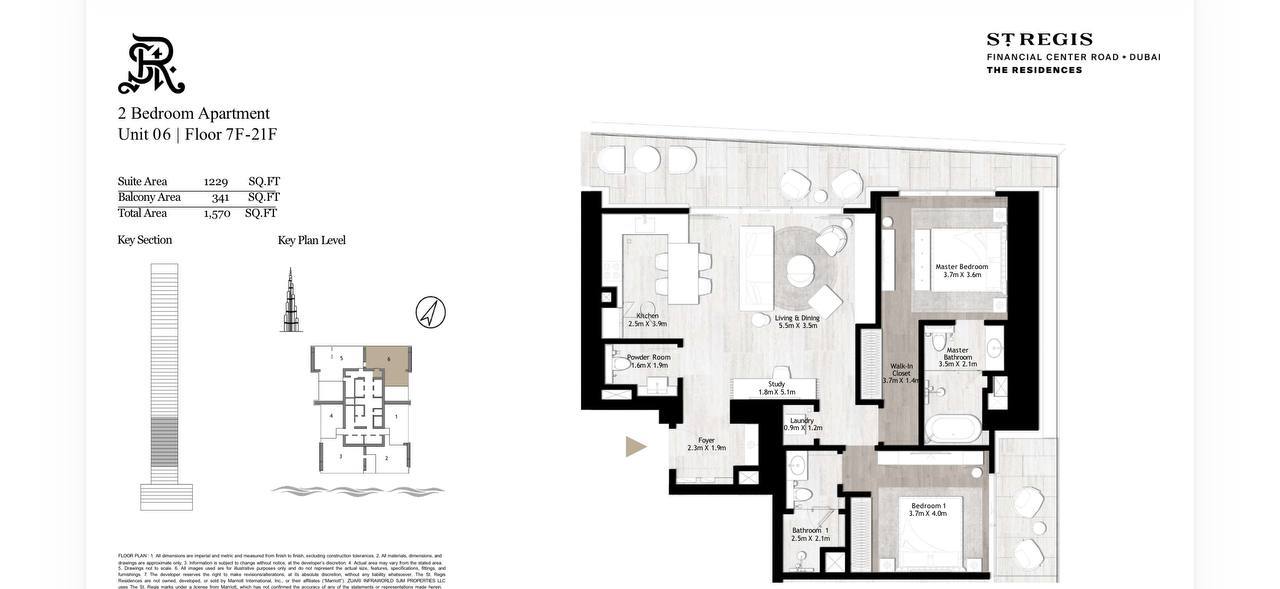2 Bedroom Apartment - St. Regis The Residences